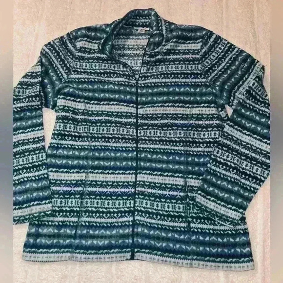 L.L. Bean jacket Women’s size Large color blue - Picture 2 of 6